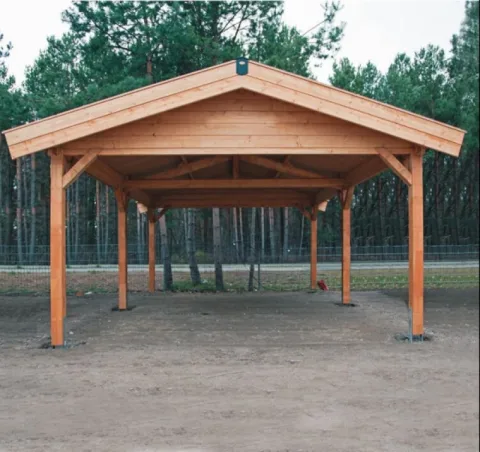 Carport 'Gries' - Vuren - 6 x 4 m