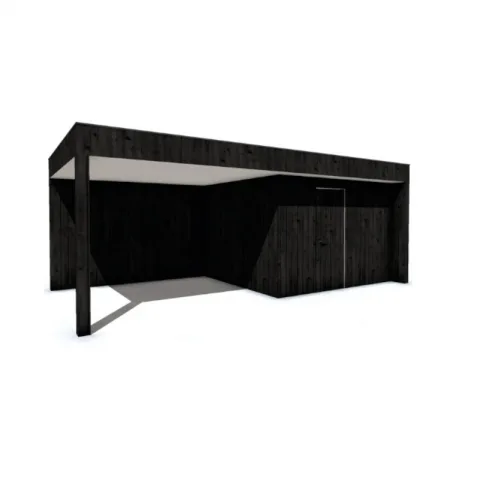 Gebinte met overkapping - 3,5 x 6,5 m