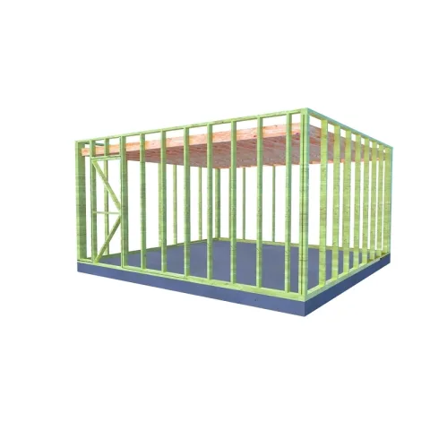 Vuren tuinhuis gebinte - 5 x 5 m