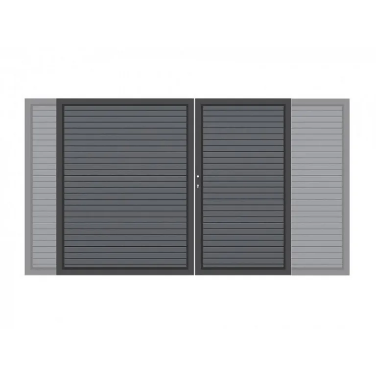 Automatische aluminium poort - 'Rombus'