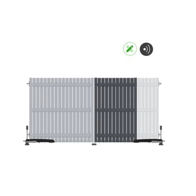Automatische aluminium poort - 'Squadra'