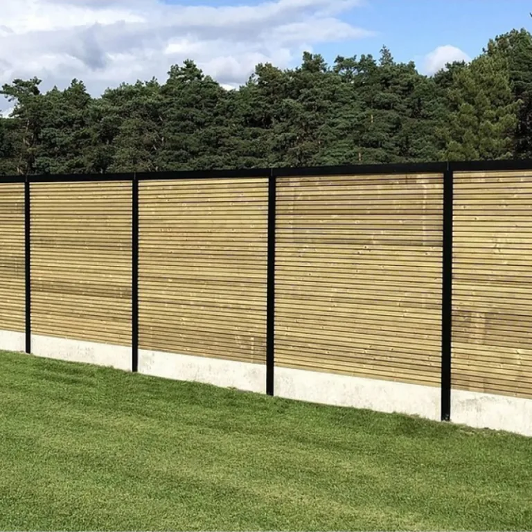 Aluminium Gleufpaal 'Alu-wood' - 23 mm