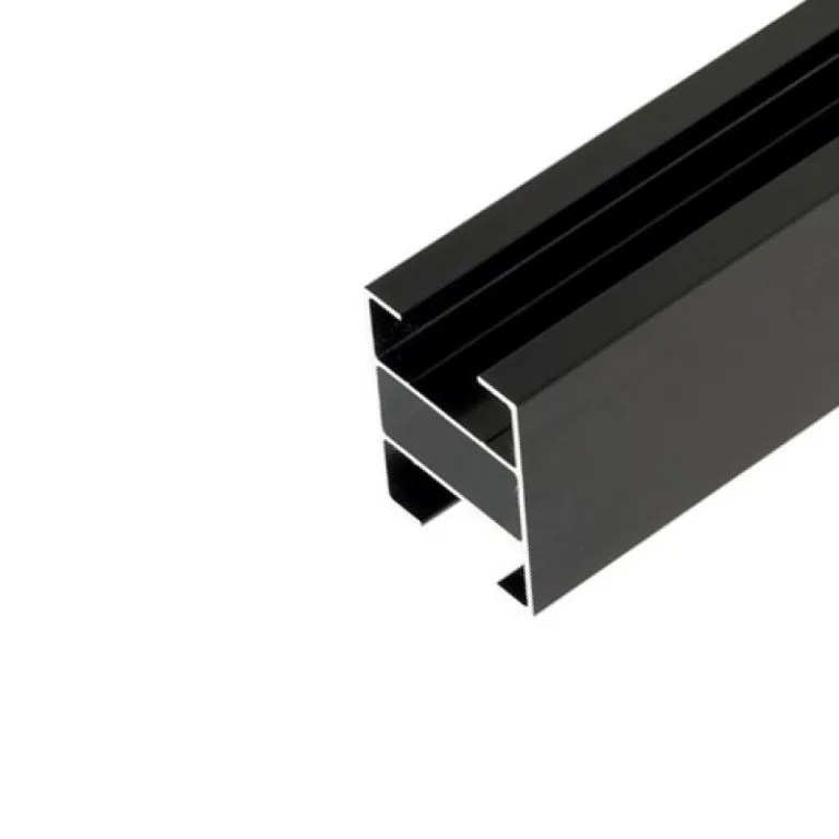 Aluminium Gleufpaal 'Alu-wood' - 48 mm