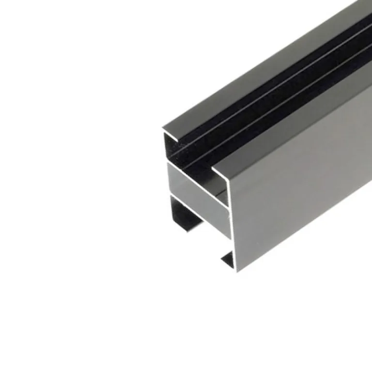 Aluminium Gleufpaal 'Alu-wood' - 48 mm