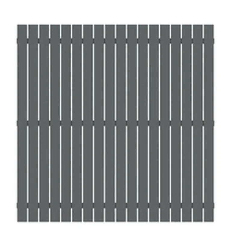 Aluminium Tuinscherm 'Squadra' - Antraciet