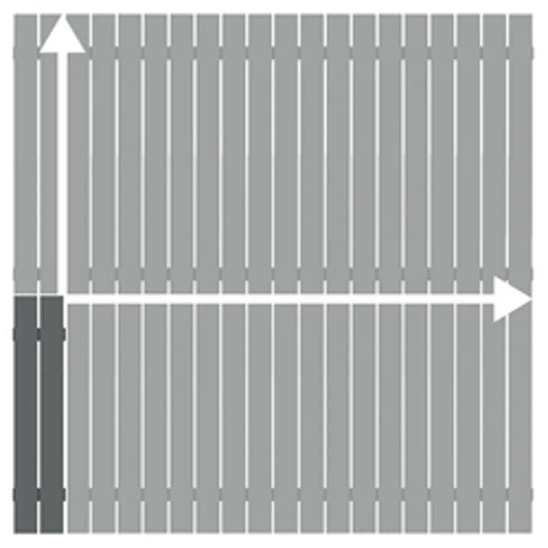 Aluminium Tuinscherm 'Squadra' - Antraciet
