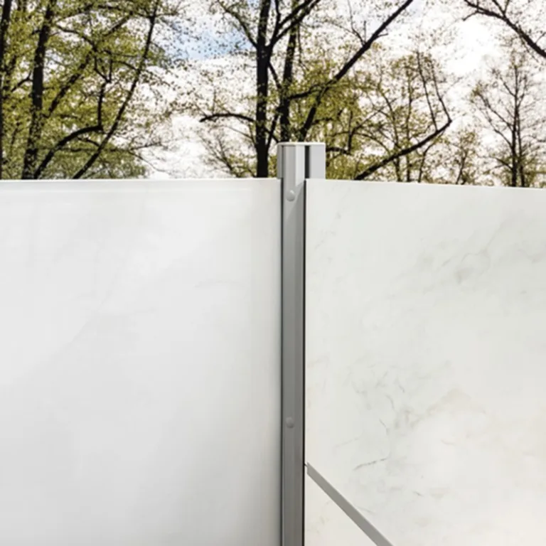 Aluminium Tuinscherm 'XL' - Marmer