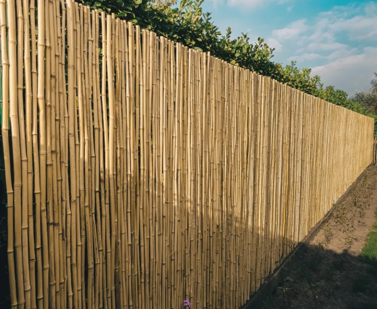Bamboemat Rond - Naturel