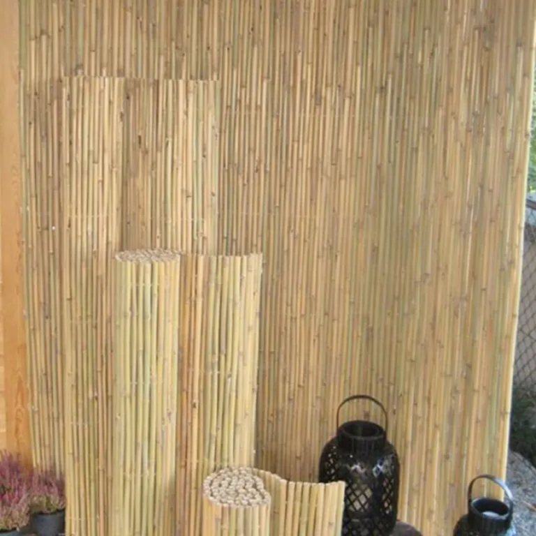 Bamboemat Rond - Naturel