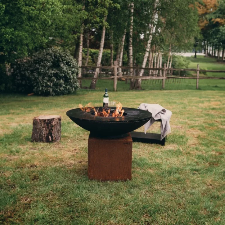 BBQ Plancha Cortenstaal - Laag  - dia. 80 cm