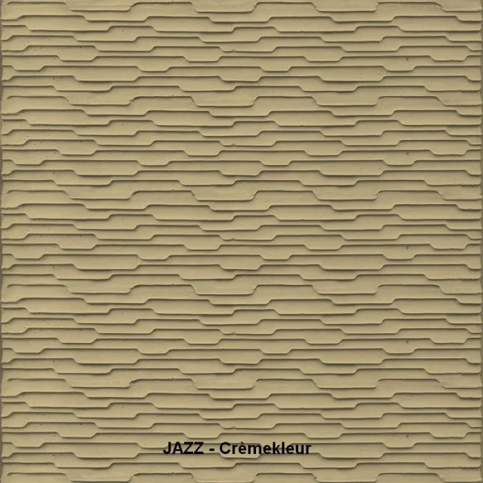 Betonscherm kleurafwerking - Crèmekleur