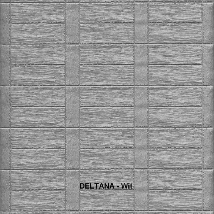 Betonscherm kleurafwerking - Wit