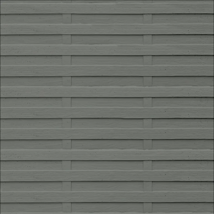 Betonscherm kleurafwerking - Cementgrijs