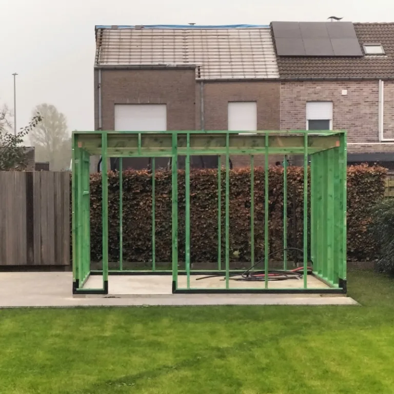 Vuren tuinhuis gebinte - 3 x 5 m