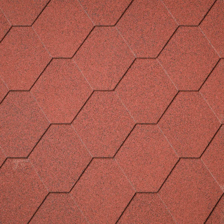 Bitumen shingles rood - per 3 m²