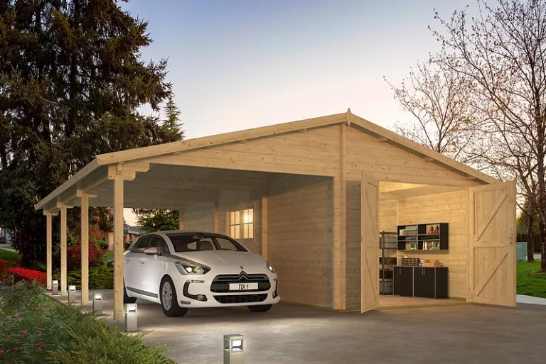 Garage/Carport 'Berggren' - 7,65 x 8,3 m