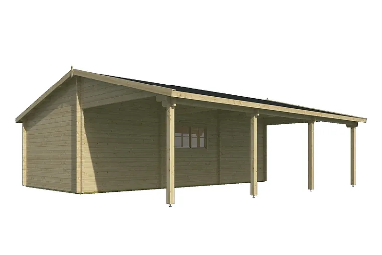 Garage/Carport 'Berggren' - 7,65 x 8,3 m