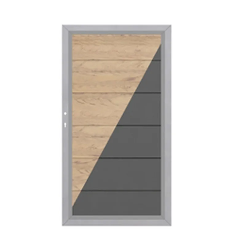 Composiet Tuinscherm 'Alu-Design' - Zand
