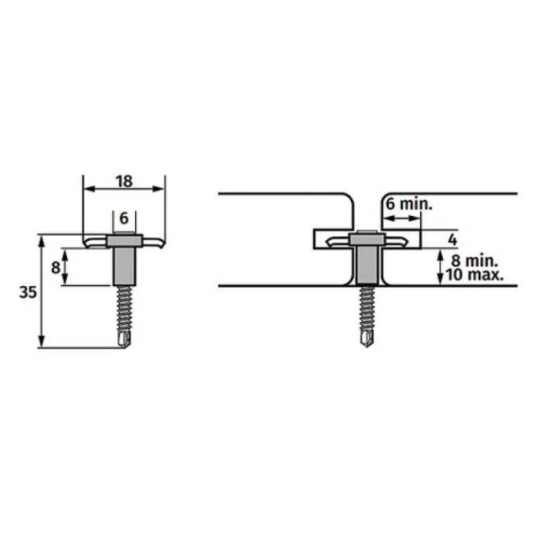 Cobra Hybride clips - incl. schroeven