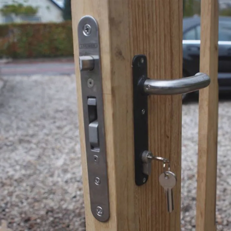 Eiken deur/poort kader - zwaar model - enkel