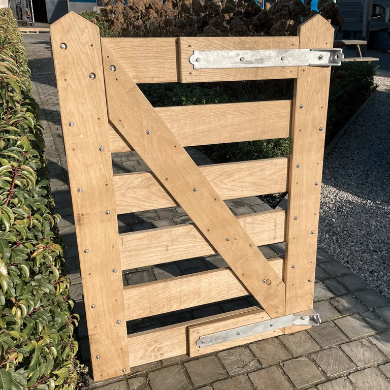 Lot 201 - Eiken waterlandhek - 130 cm hoog