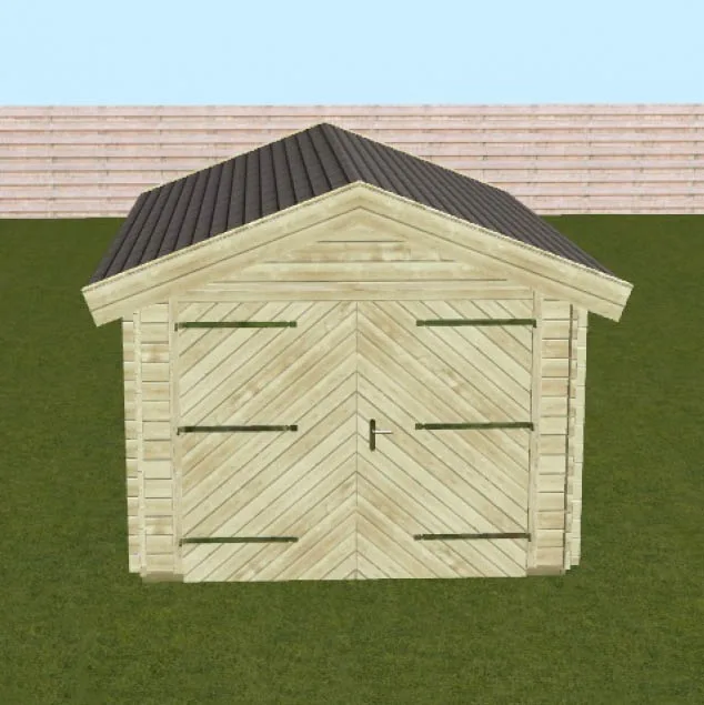 Garage 'Columbia' - Vuren - 5 x 3 m
