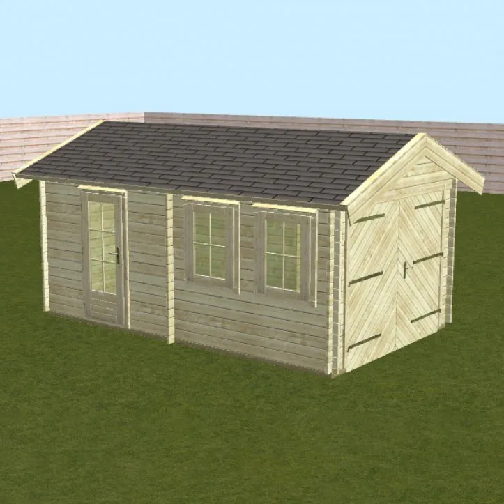 Garage 'Columbia' - Vuren - 5 x 3 m