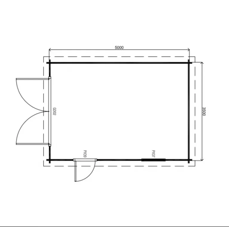 Garage 'McTyson' - Vuren - 5 x 3,5 m