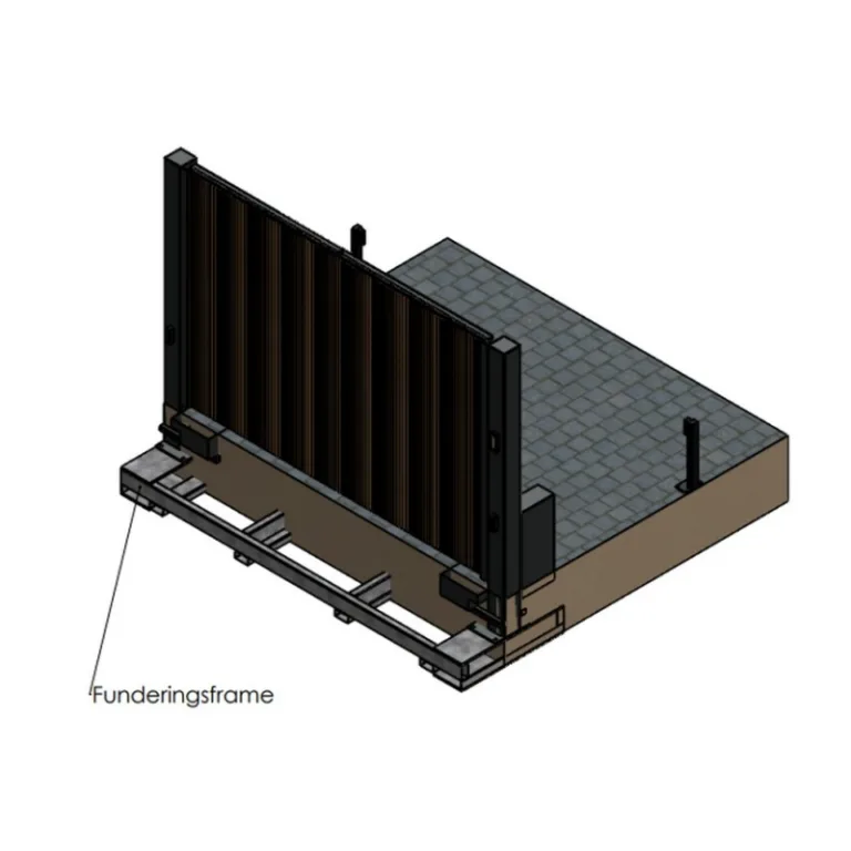 Automatische dubbele poort - Thermo Ayous triple