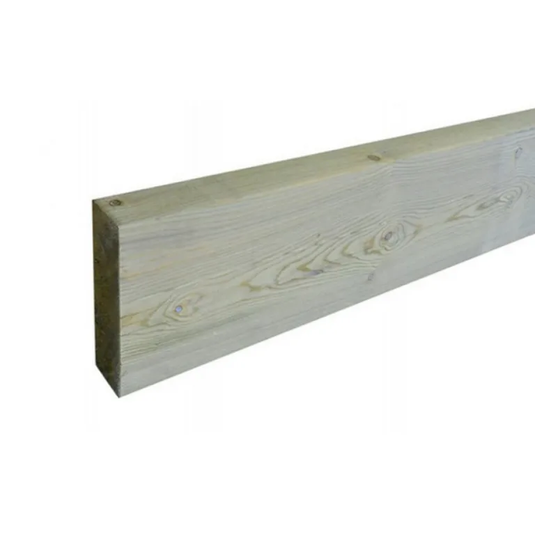 Geïmpregneerd grenen carportbalk - 4,5 x 19,5 cm