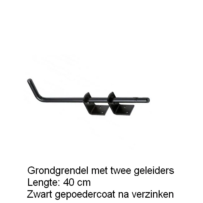 Grondgrendel - zwart
