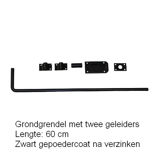 Grondgrendel - zwart