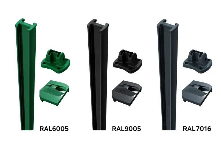 H-palen voor 3D Draadpanelen - Groen