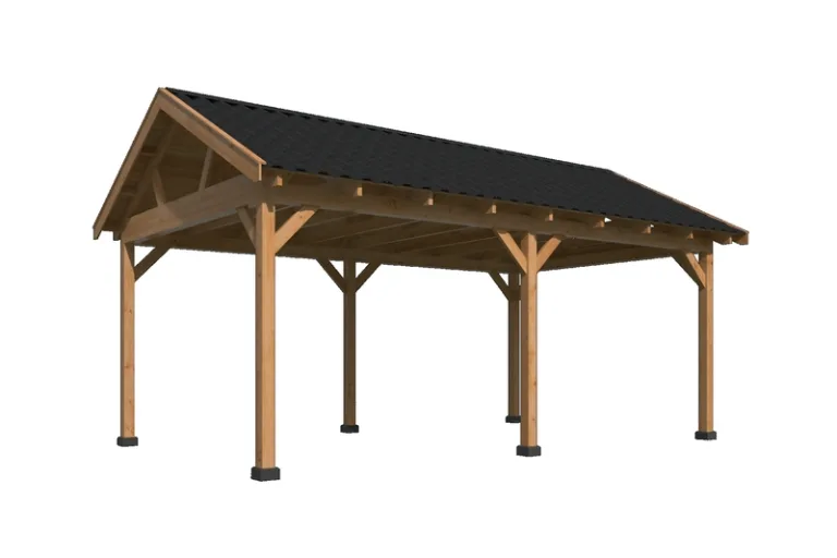Overkapping 'Hamar XL1' - Douglas - 6,75 x 4,45 m