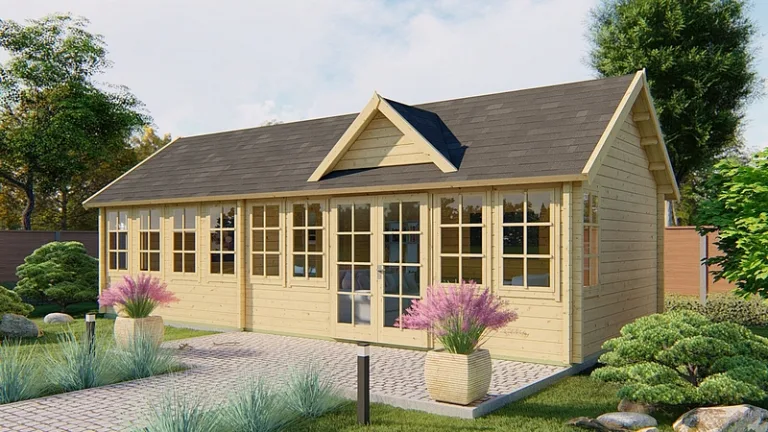 Houten woning 'Big Lauren' - Vuren - 9,3 x 4 m