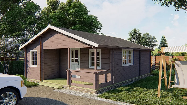 Houten woning 'Kay' - Vuren - 5,95 x 8 m