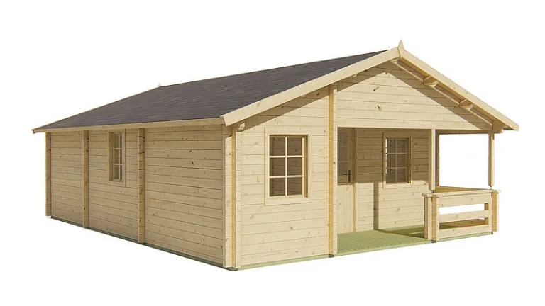 Houten woning 'Kay' - Vuren - 5,95 x 8 m