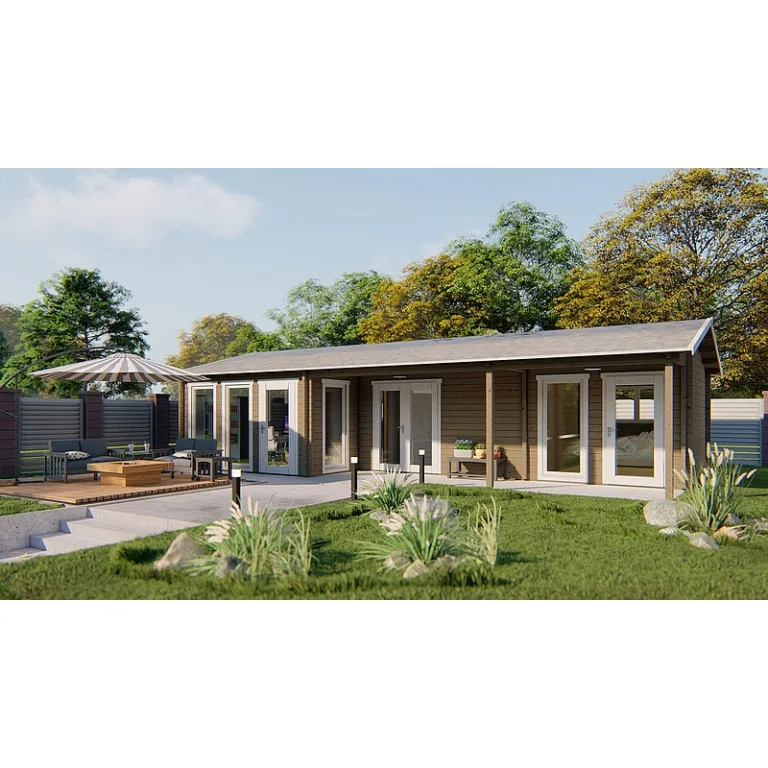 Houten woning 'Letterkenny' - Vuren - 11,2 x 5,95 m