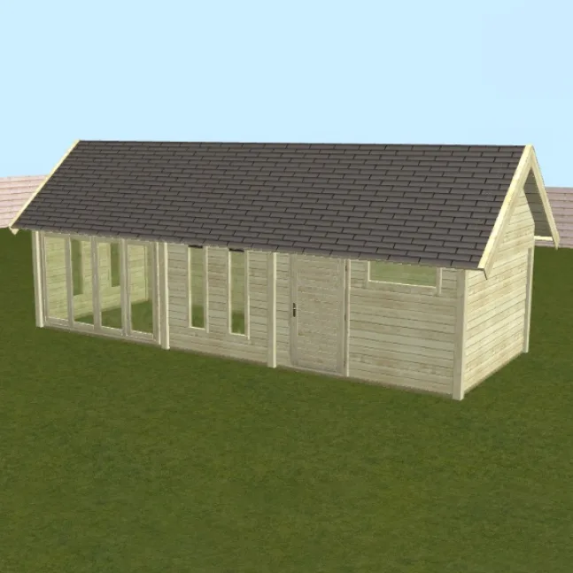 Houten woning 'Otis' - Vuren - 9,2 x 3,5 m