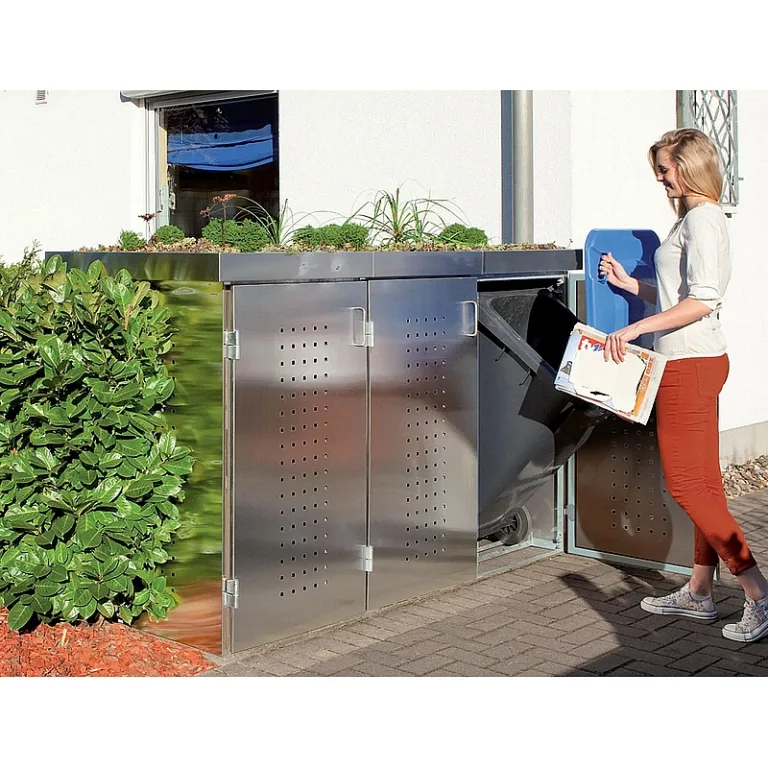 Vuilnisbakberging - inox