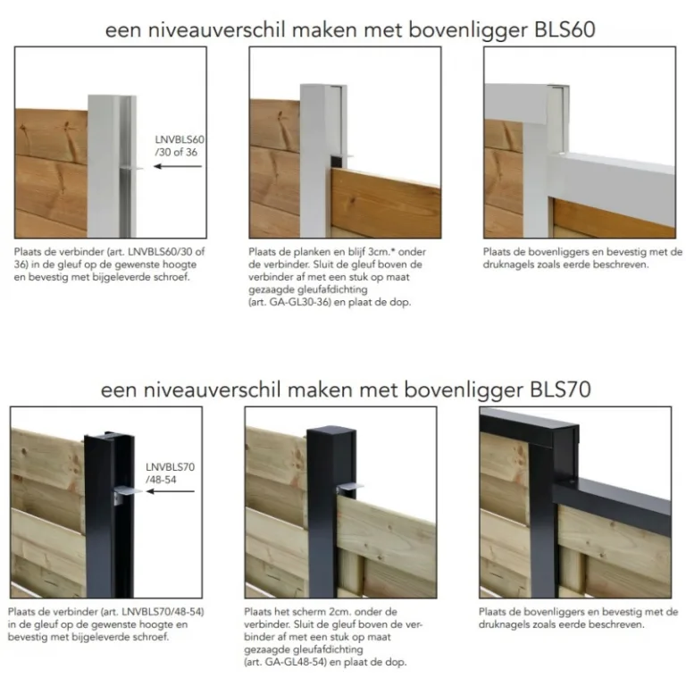 L-Profiel 'Alu-wood'