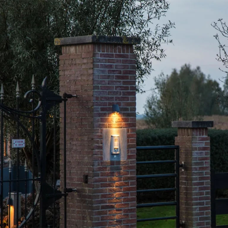 Wandverlichting Lissabon - Ruw Aluminium