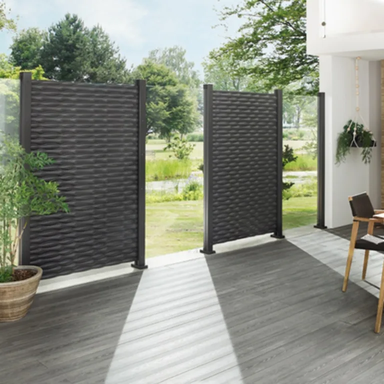 Metalen Tuinscherm '3D-Design' - Antraciet