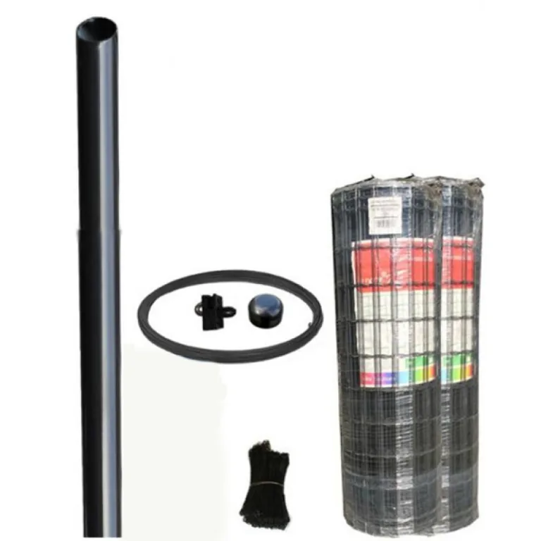 Pakket Gelaste Draad Antraciet - 120 cm hoog - 50 lm