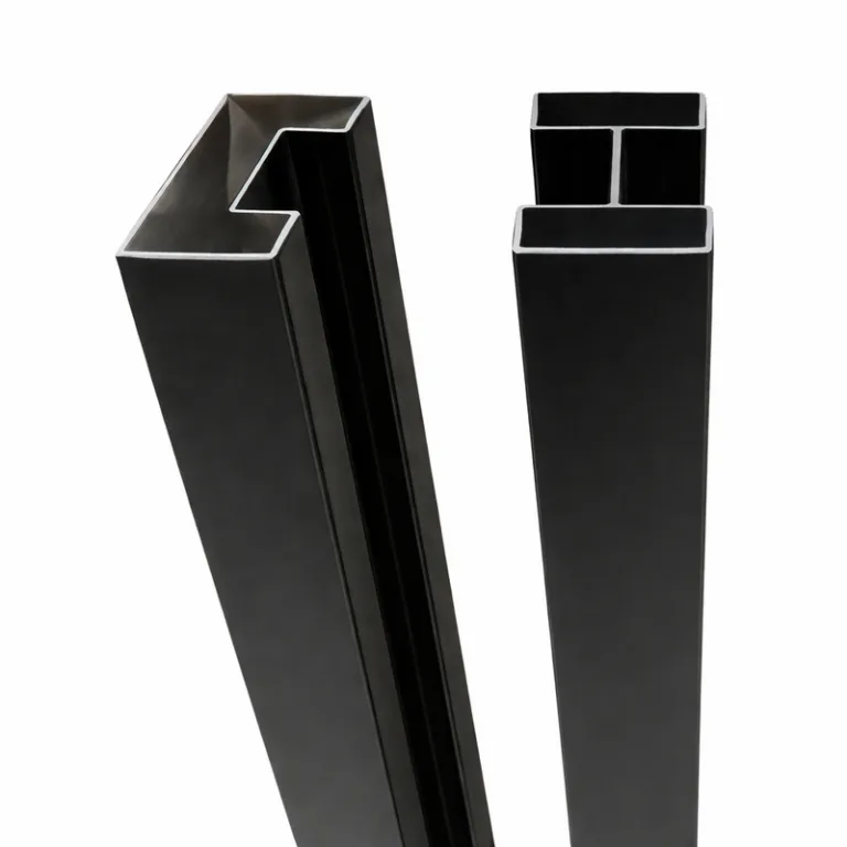 Aluminium paal voor Fiber vlechtscherm