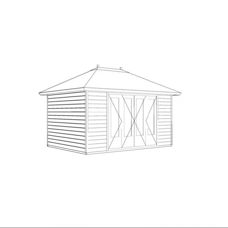 Paviljoen 'Romsey' - Vuren - 4,2 x 3 m