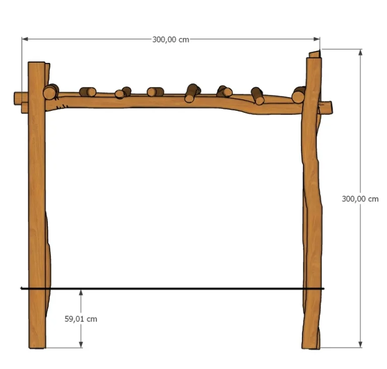 Robinia pergola ‘Gamay’ - 3 x 3 m