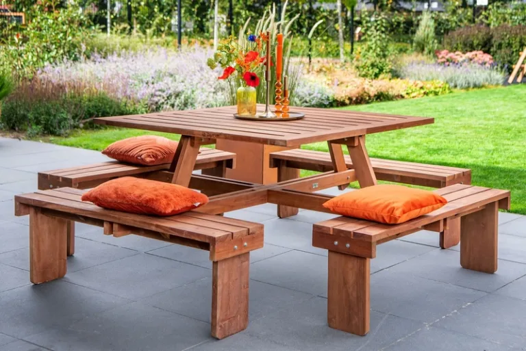 Picknicktafel Vierkant - Hardhout