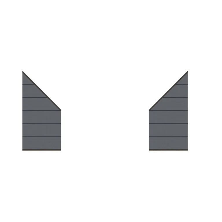 Composiet Plankenscherm 'XL' - Antraciet