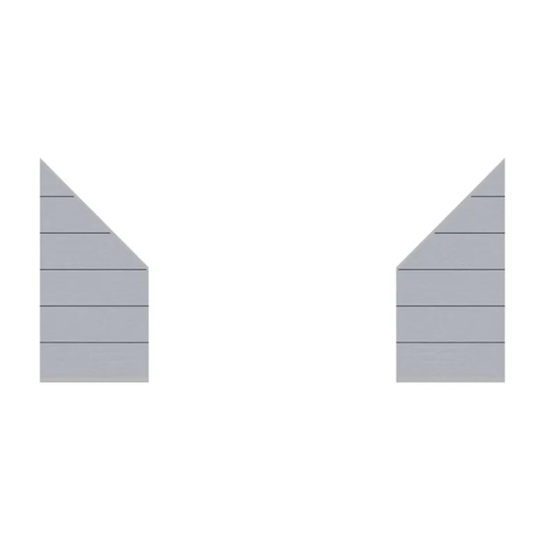 Composiet Plankenscherm 'XL' - Grijs